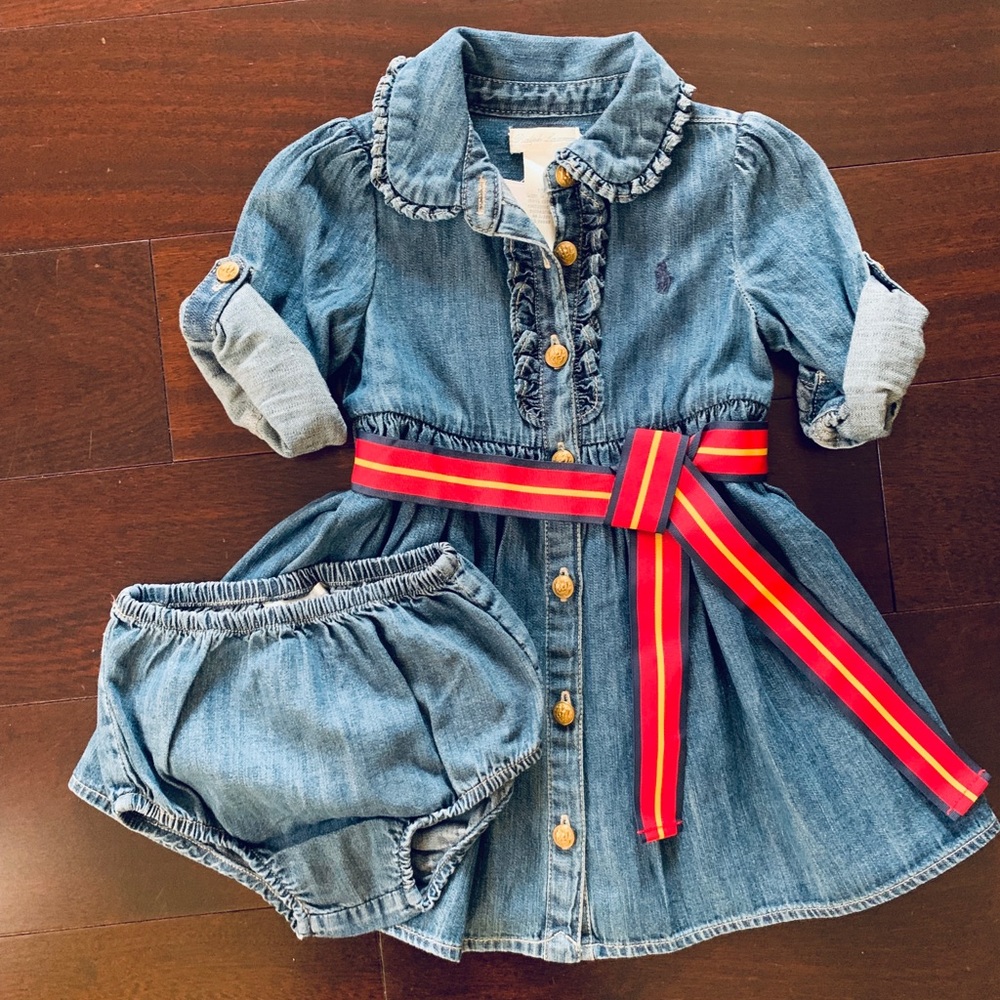 Ralph Lauren Denim Dress - Picture 2 of 5